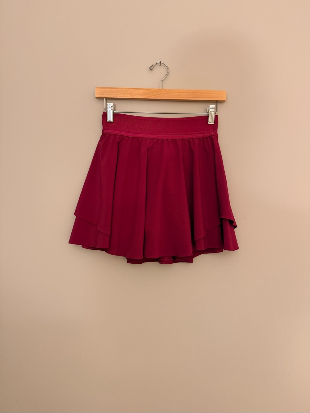 Women's pink Layered Skater Skirt